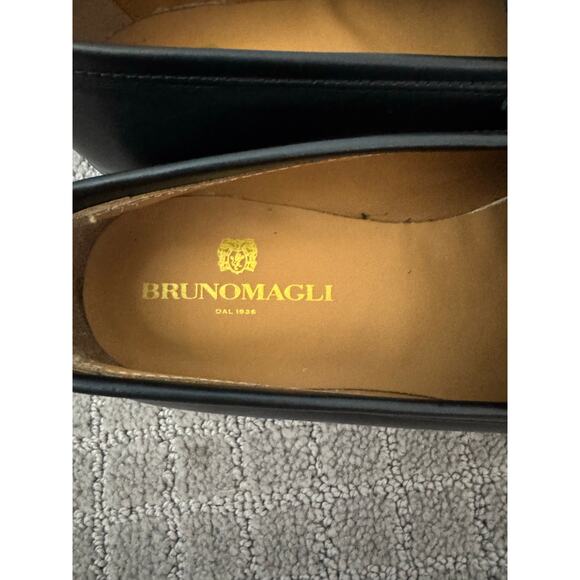 NWOB Women’s Bruno Magli Lixia Loafer in Black Leather SZ 8 - Picture 5 of 8